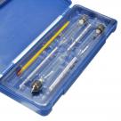 Комплект Спиртомеров аналогичных АСП-3 с термометром в пластиковой коробке